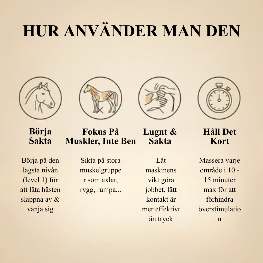 EquiThera Pro – 8-hoders rødt lys massasje