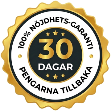 30 dagers fornøydgaranti, pengene tilbake